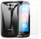 Set 2 Pellicole in Vetro Temperato + Custodia TPU Compatibile con Brondi Amico Smartphone XS, Cover Antiurto e Proteggi Schermo Incluso
