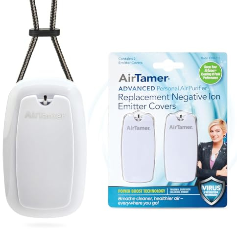 AirTamer A315W with Negative Ionizer Replacement Cover - Advanced Ionic Technology Set - Portable and Wearable - Weiß