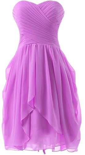 Bridesmaid Dresses Short Prom Dress for Women Formal Party Homecoming Dress Lilac UK8
