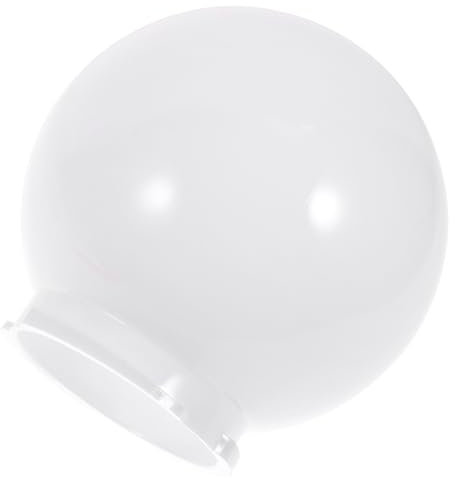 Zerodeko Acryl-Kugelleuchte Lampenpfosten -Lampenschirm Glas-Außenleuchte Lichtabdeckung Für Gartenleuchte Kronleuchter 150 Mm Durchmesser 95 Mm Öffnungsdurchmesser