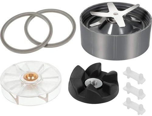ZEPHYX 8 Pieces Blender Replacement Parts, for NutriBullet, 600W 900W Blender With Ice Blade/Rubber Sealing Gasket/Shock Pad Ect blender replacement parts