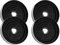 AllSpares Filtre à charbon (4 pcs.) pour hottes aspirantes - Adapté pour Candy KFC6918 / 35602061 et Airlux CR390 (Ø170x35mm)