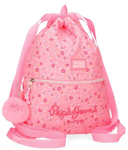 Pepe Jeans Alenka Schulmäppchen, Größe für Rucksack, Geldbörse oder Handtasche von Joumma Bags, Rosa, Talla única, Rucksack