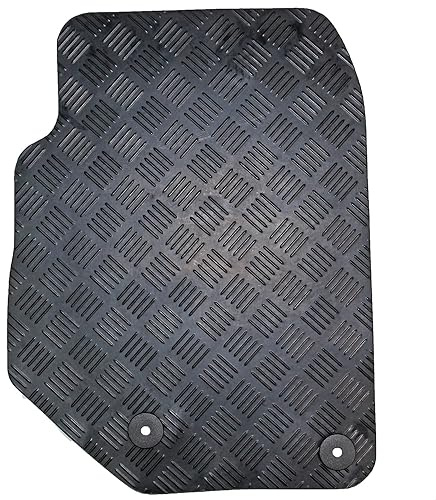 Actiasmat - Custom Fit Rubber Driver Floor Mat for Vauxhall Corsa F 2020 Onwards, Black