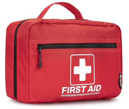 RHINO RESCUE Kit di pronto soccorso, casa e ufficio, forniture mediche professionali, ideale per emergenze, scuola, negozio, auto, campeggio