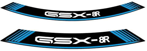 Puig 21959A Arc strips, impact and UV-resistant, with easy-to-apply adhesive, wide design with printed logo that adds sporty style and durable protection, Blue