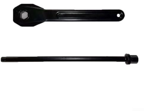 Spatenradschlüssel Entfernungswerkzeug für Mercedes Vito W639 W447 20052022, Metall Ersatzreifenschlüssel kompatibel mit A4145810049 für A6365830045