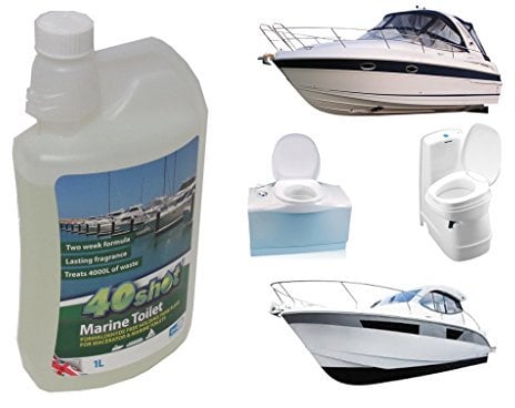 Macerator Toilet Cleaner 40 Shot 1L (Chemical Boat Fluid Marine)
