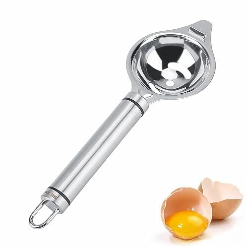 Inoxidable Separadores de Huevos Anti-óxido Herramienta Esencial Clara de Huevo Filtro Yema Titular Seperador Colador Cocina Herramienta de Comedor