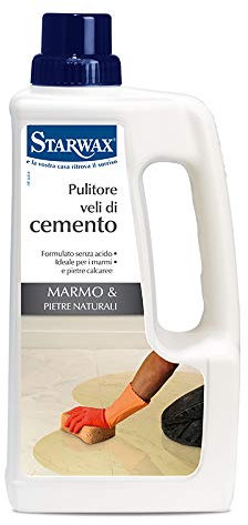 STARWAX - PULITORE VELI CEMENTI per Marmo E Pietre Naturali 1LT