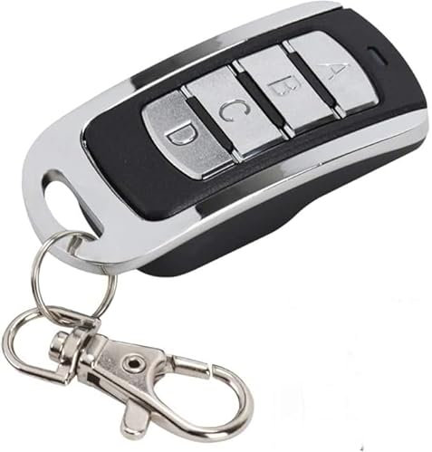 Handsender kompatibel mit Hörmann mit hellblauen Tasten: HSM 4, HSM4, HS(M) 2/4, HS 4, HSP 4, HSM 2, HS 2, HS 4, HS 1, HSE 2, HS4, HSP4, HSM2, HS2, HS4, HS1, HSE2-868,3 MHz Fernbedienung