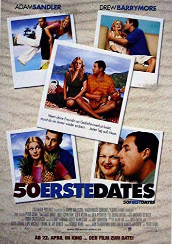 50 erste Dates - Adam Sandler - Drew Barrymore - Filmposter 37x53cm gerollt