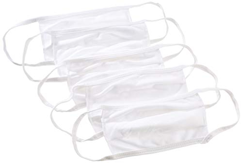 Nur Die Y0B7M Mund-Nasen-Masken, Weiß, 5er pack, einheitsgröße