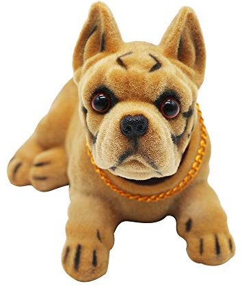 Mary Paxton Shaking Head Boxer Figurine Car Dashboard Decoration, Nodding Boxer Statue Car Vehicle Decor Creative Dog Sculpture Tabletop Ornaments Collectible Crafts Home Office Decor