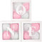 1. Geburtstag Deko Mädchen - 3Pcs Transparente Ballon Boxen Mit 24 Rosa Weiß Luftballons, Erster Geburtstag Luftballon Box, Babyshowerparty Deko für 1 Jahr