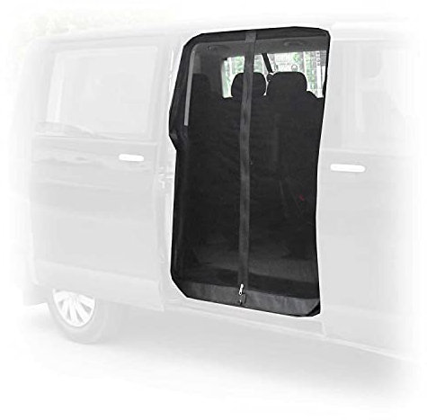 OMAC Moskitonetz Magnetisch Insektenschutz kompatibel mit VW Caravelle T5 2003-2015 Schwarz 1tlg