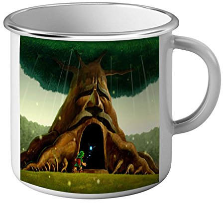 French Unicorn Mug Emaillé Metal zelda arbre mojo forêt korogu jeux video