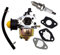 sallygardens Vergaser mit Zündkerze Dichtung Satz für Einhell GC-PM 46/1 S/GC-PM 51/2 S HW/HBM 46 R Rasenmäher