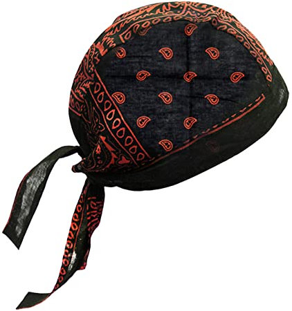 Zhiyao Sports Bandana Cap Outdoor Kopftuch Hip Hop Hut Helmmütze für Herren Atmungsaktive Drucken Kappe Fahrrad Kopfbedeckung Schnell-trocken Anti-UV Radfahren Kopftuch