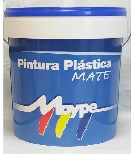 TITAN Pintura plastica mate int/ext blanca 4l