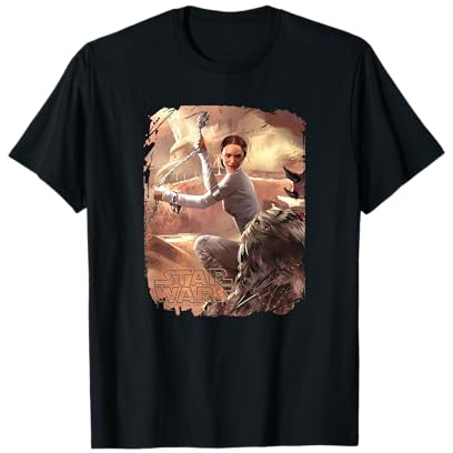Star Wars Padme Defense Action Poster T-Shirt
