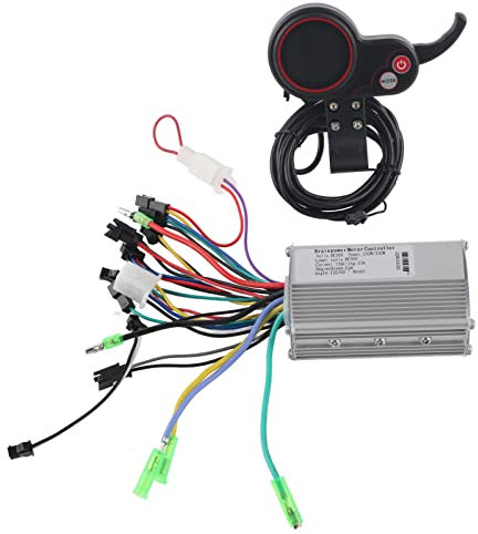 BuyWeek Elektrofahrrad Motor Controller Kit, 36V 250W 350W Elektroroller Motor Controller LCD Display Panel mit Schalthebel für E-Bike E-Scooter(36V)