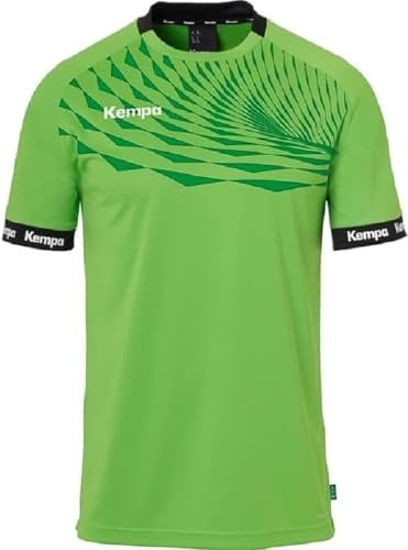 Kempa Herren Wave 26 Shirt Jungen Sportshirt Kurzarm Funktionsshirt Handball Gym Fitness Trikot, Hope Grün/Lagune, S EU