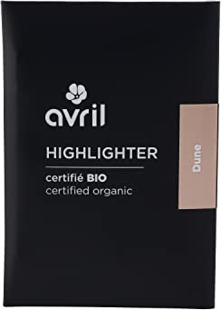Avril - Highlighter Bio - Texture Soyeuse, Application Facile - Pommettes, Tempes, Visage - Vegan, Certifié Bio Ecocert - Fabriqué en France - Recharge 5g