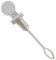 Fridge Freezer Drain Hole Plunger Plastic Cleaning Tool For Blomberg
