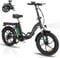 ELEKGO E Bike Klapprad, 20*3.0 Fettreifen Elektrofahrrad, 250W Motor, 36V 12Ah Akku, 7-Gang Zusammenklappbare, Maximale Laufleistung 35–90 km