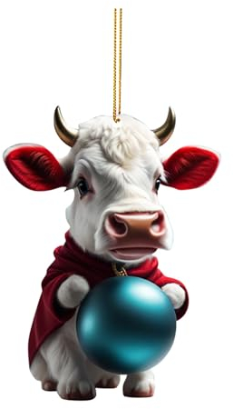1 Stück Weihnachtsbaum Anhänger Cartoon Christmas Ornaments Ornamente Anhänger Weihnachten Lustige Weihnachtsdeko Basteln Niedlicher Anhänger Tannenbaumschmuck Bunt Christbaumschmuck Auto Anhänger