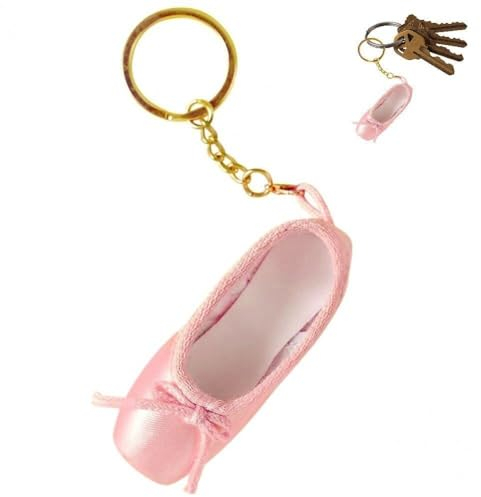 Mini Ballet Keyring Süßes Ballett Keychain Ballet Accessoires Balletttasche Charm Anhänger Ballett Geschenk