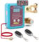VIXKPIRR Stacca Batteria 12V per Auto con Telecomando, 240A Remoto Antifurto Auto Stacca Batteria Senza Fili, 12V Auto Staccabatteria Automatico con LED Volt Display per Auto RV ATV Camion Barca