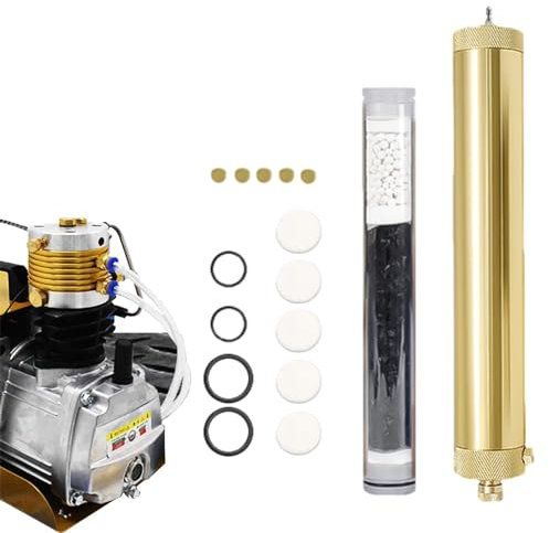 Separatore d'aria a 1/2 umidità: compressore d'aria separatore per immersioni, filtro 'aria con essiccante interno, essiccatore ad aria compressa per la rimozione degli odori, pompa ad aria per