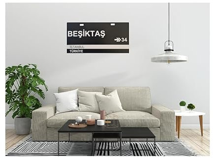EleganceFresh Besiktas Bild, Poster, Wandbild für Wohnzimmer, Heimdekoration, Wanddekoration, Accessoires