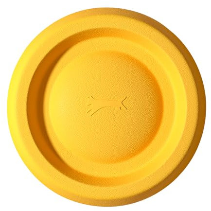 Jackanna Frisbee para perros, anillo de tracción interactivo para perros, juguete suave y ligero, puede nadar en el agua, juguete para morder y masticar para mascotas (frisbee)