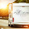 TNXPYXI Geometrische Berge Auto Aufkleber Camping RV Wohnmobil Fenster Abenteuer Berge Reisen Erkunden Auto LKW Aufkleber Vinyl Dekor