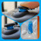 THLMT 8PCS Joystick Schutzring Kompatibel für Steam Deck/für Xbox/für PS4/für PS5/für Switch Pro/für ROG Ally, Elastischer Silikon Schutzring Abdeckung Thumbstick Ringe Unsichtbarer Ring (Blau)