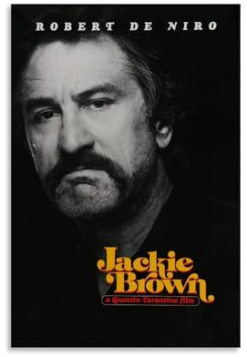 CBEJFGTX Jackie Brown Performer Poster Dekorative Malerei Leinwand Wandkunst Wohnzimmer Poster Schlafzimmer Malerei 12x18inch(30x45cm)