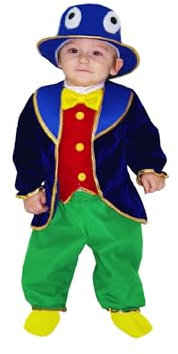 Dodici Costume Grillo Costume Pinocchio Vestito Pinocchio Abito di Carnevale 0-18 mesi (Grillo, 0/3 mesi)