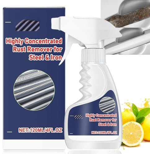 Heavy-duty Metal Rust Remover,Rust Remover for Steel & Iron,Powerful Metal Rust Remover,Multifunctional Rust Removal Spray,Stain/less Ste/el Rust Remover,Heavy Duty Rust Remover,Anti Rust Paint