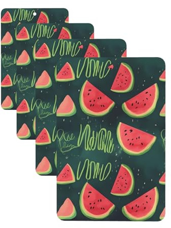 One in a Melon Auto-Lufterfrischer-Karten-Set mit 4 Stück, langlebige hängende Duftkarten, Auto-Aromatherapie-Tabletten, personalisierte Auto-Lufterfrischer, Geschenke für Männer und Frauen