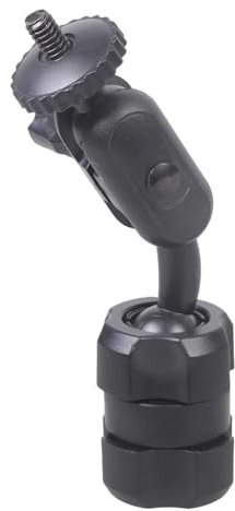 Umfassender Whirling 17 mm Kugelkopf-Prozessor, 1/4-Zoll-Schraube auf Innengewinde, Verbindung für DSLR-Action-Kamera, Montagehalterung, verstellbarer Winkel