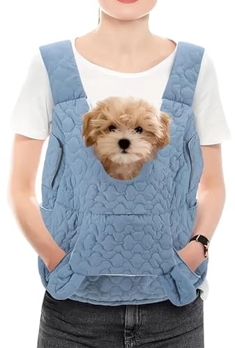 Liakyunf Hunde Rucksack | Atmungsaktive Weiche Tragbare Tasche
