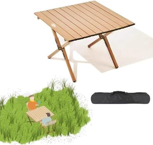 Tragbarer Picknicktisch, Tragbarer Klappbarer Reise-campingtisch Mit Geringer Höhe Für Picknick Im Freien, Grillen Und Wandern Mit Tragetasche, Mehrzweck Für Terrasse, Garte, A, 60cm/24in
