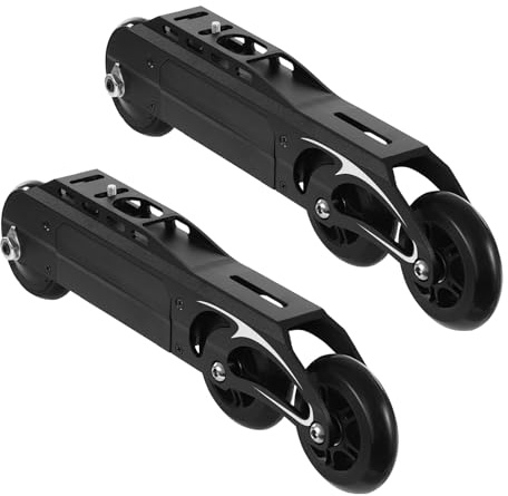 Eieblek Elektrisches Rollschuh Kit, Elektrische Skateboard-Räder, Ferngesteuerte Skateboard Räder mit Fernbedienung, 13-15kmh, Rollschuh Rad, Elektro Skate Kit