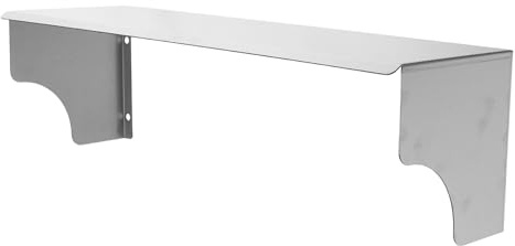 CAXUSD Edelstahl Briefkasten Regenschutz 405mm Abdeckung mit Wandmontage Wetterfeste Stahlplatte für Outdoor Briefkasten und Ladestation