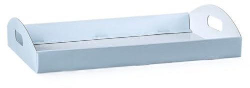 Cesto vassoio ideale per trasportare e contenere le bomboniere i sacchetti i ciuffetti 43.5x29x4.5 cm (1 PEZZO CELESTE)