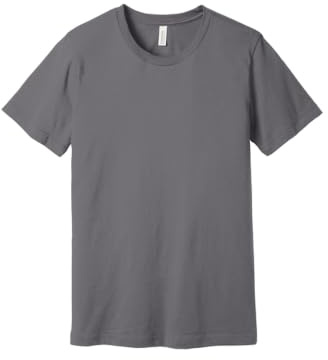 BELLA+CANVAS Unisex Jersey Short-Sleeve T-Shirt L Storm