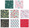 Supvox 40 stücke Weihnachten Stoff Bundles Patchwork Handwerk Baumwolle DIY nähen Scrapbooking quilten